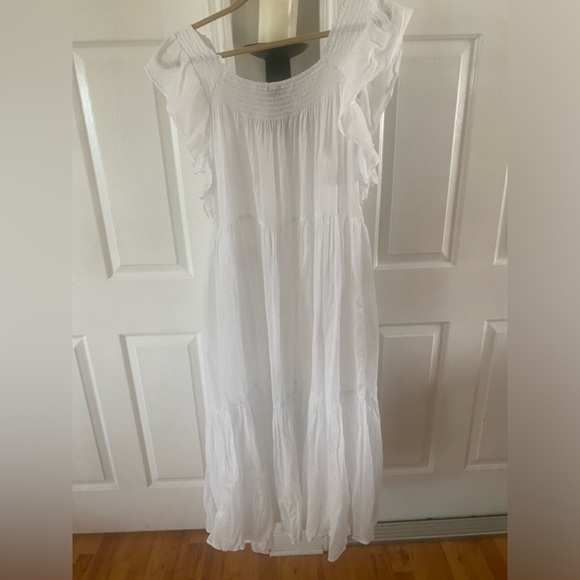 J. Crew White Smocked Dress - Picture 4 of 4